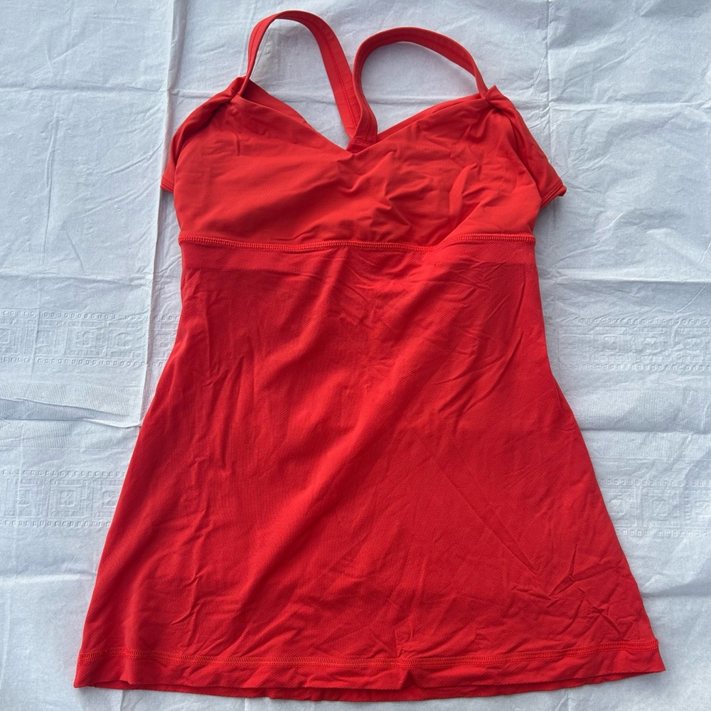Lululemon red activewear dress